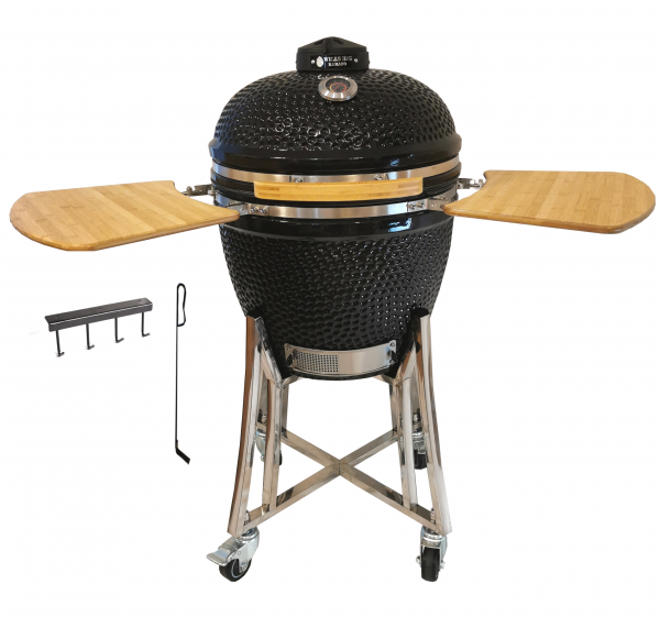 WILLS BIG Kamado Keramik Grill 21mit Fiberglasdichtung